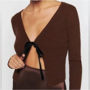 Reformation Antoinette Cashmere Cardigan